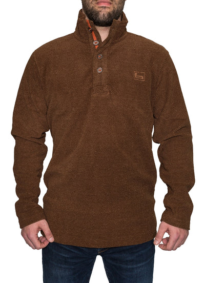 Banded Firepit Fleece Henley