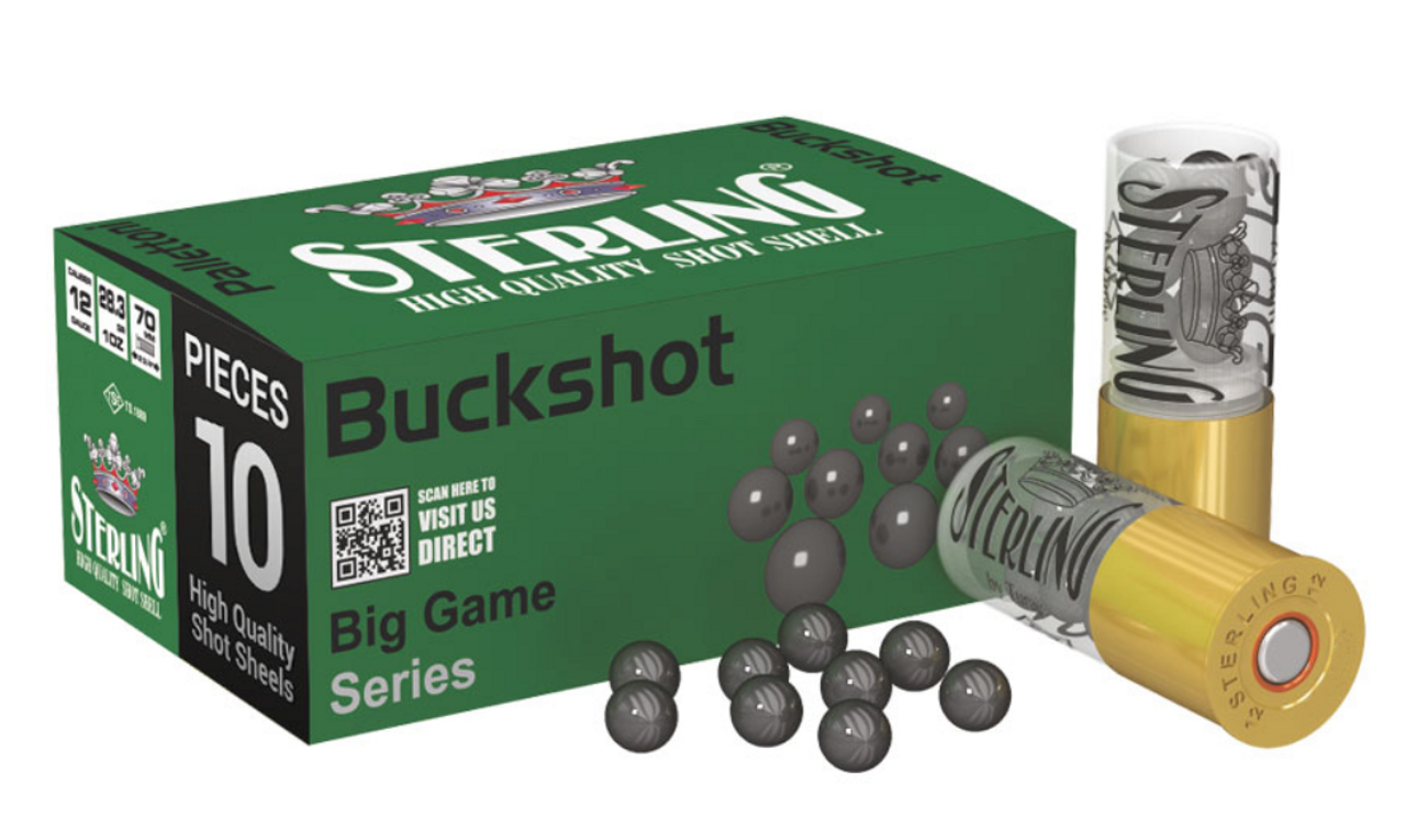 STERLING 12GA 2-3/4" 00 BUCKSHOT