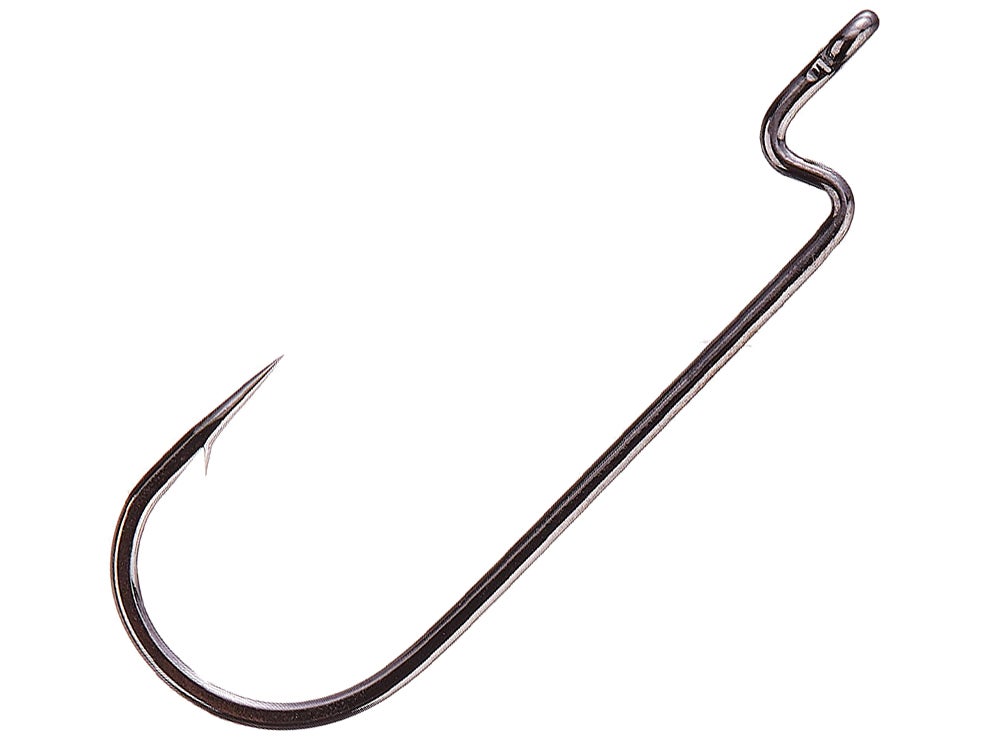 Gamakatsu Superline Offset Round Bend Worm Hooks - 5pk