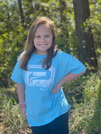 YOUTH PHANTOM FISHING LOGO COTTON TEE