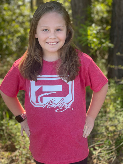 YOUTH PHANTOM FISHING LOGO COTTON TEE