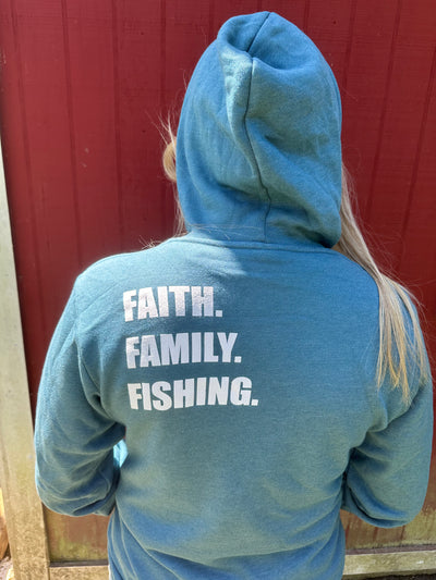 Faith Family Fishing Hoodie