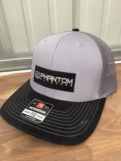 Phantom Outdoors Black Patch Hats
