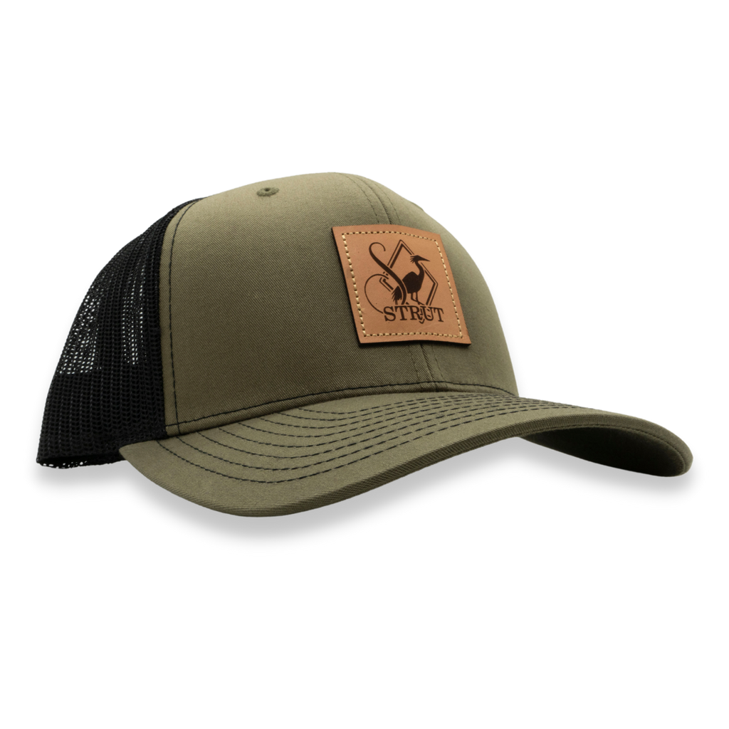 Southern Strut Leather Logo Patch Hat