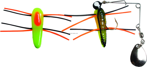 betts spin fishing lures website Betts 022GRRL Spin Grunts Grub Lures Chartreuse Coach Dog