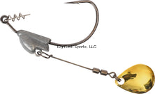 Owner 4164 Flashy Swimmer Bass Hook, Gold w/ Centering-Pin Spring