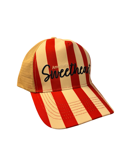America's Sweetheart Red Stripe Hat