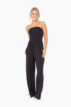 Strapless Flared Lounge Jumpsuit (Mono B)