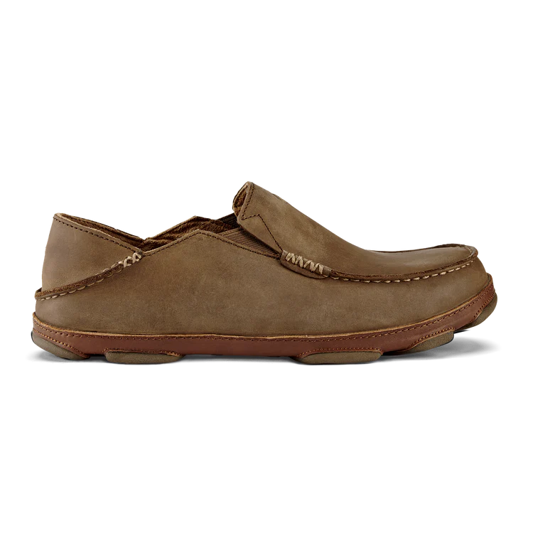 OluKai Men's Moloa Leather Slip-On Shoes