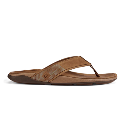 OluKai Men's Tuahine Waterproof Leather Sandals