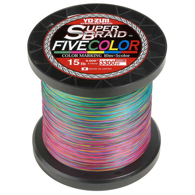 YO-ZURI Super Braid Five Color Fishing Line