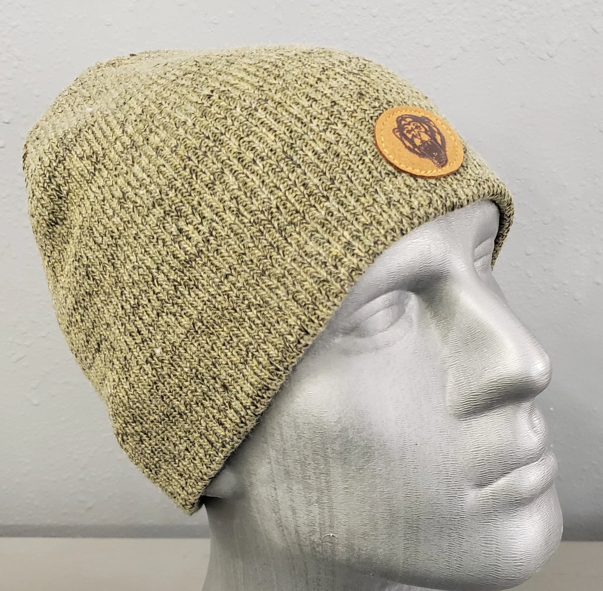 Fish Monkey Wooly Head Jersey Knit Wool Beanie