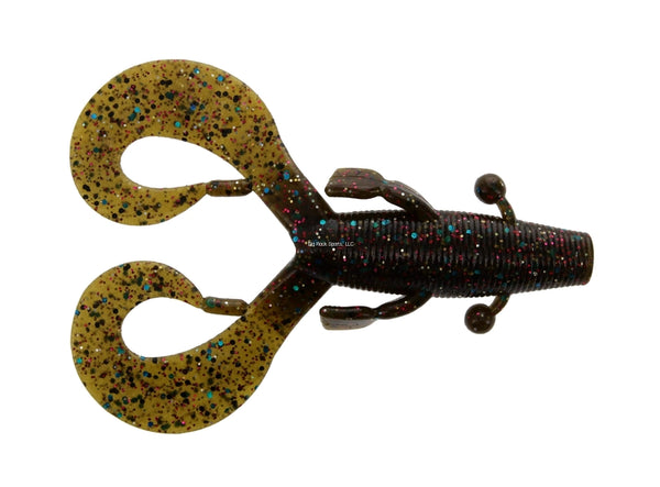 cowboy fishing lure Yamamoto Creature Baits secondary action Duck Deer Hook Hunting Color:Glitter Orange Perch (TRO Exclusive) polarized