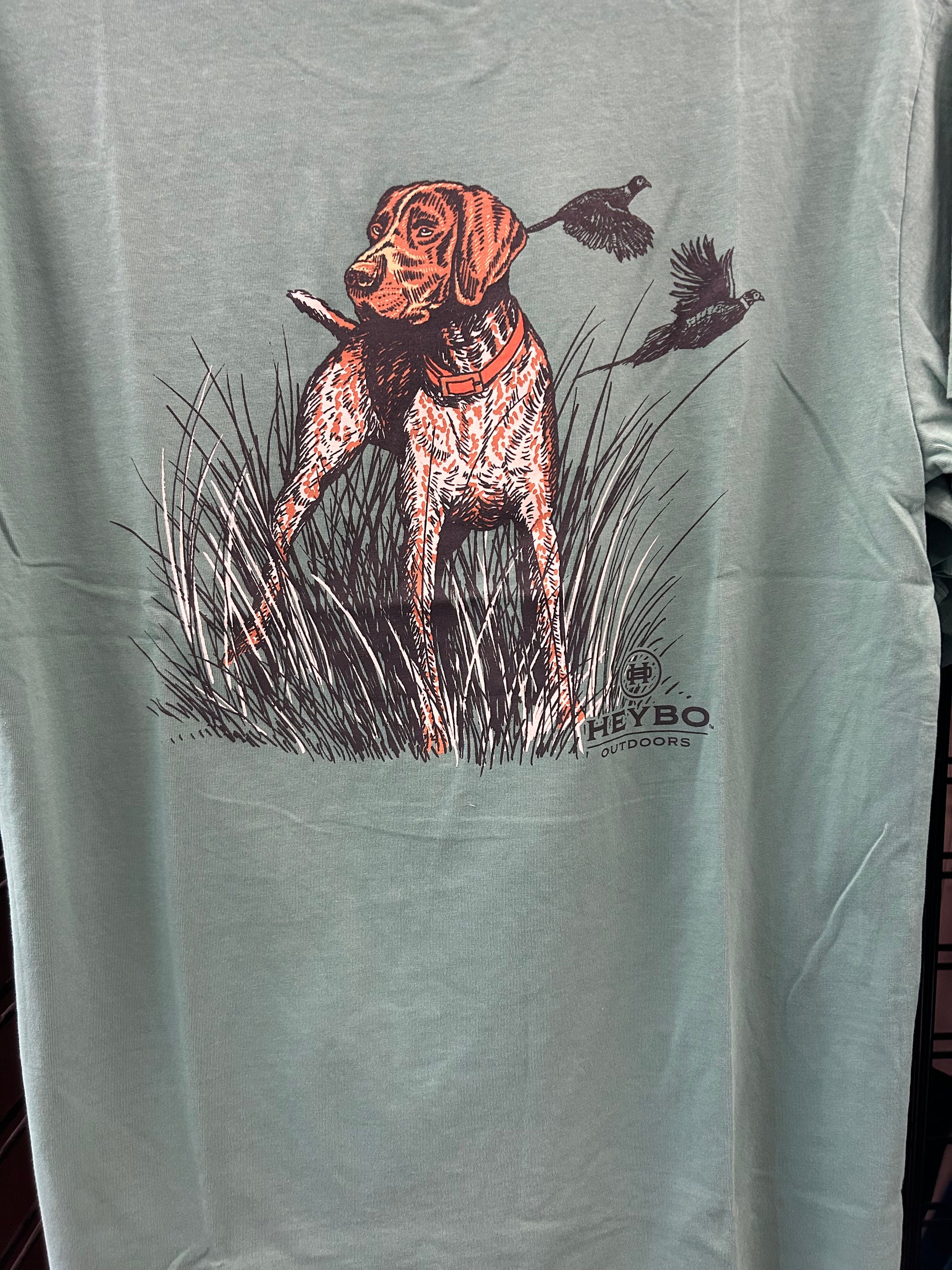 Heybo Pointer in Field T-Shirt - Pine