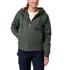 Hooded Canvas Chore Jacket W/ Sherpa Lining