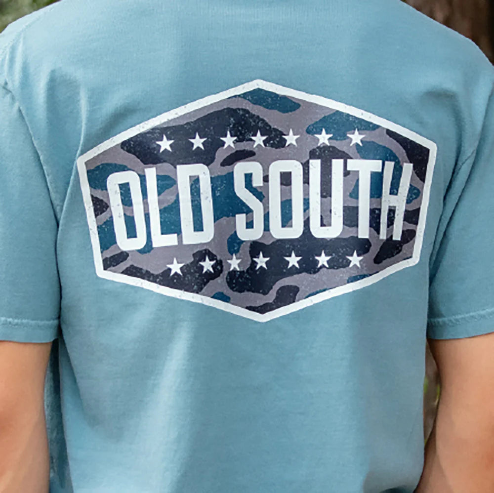 Old South Blackout Camo Logo Short Sleeve Shirts