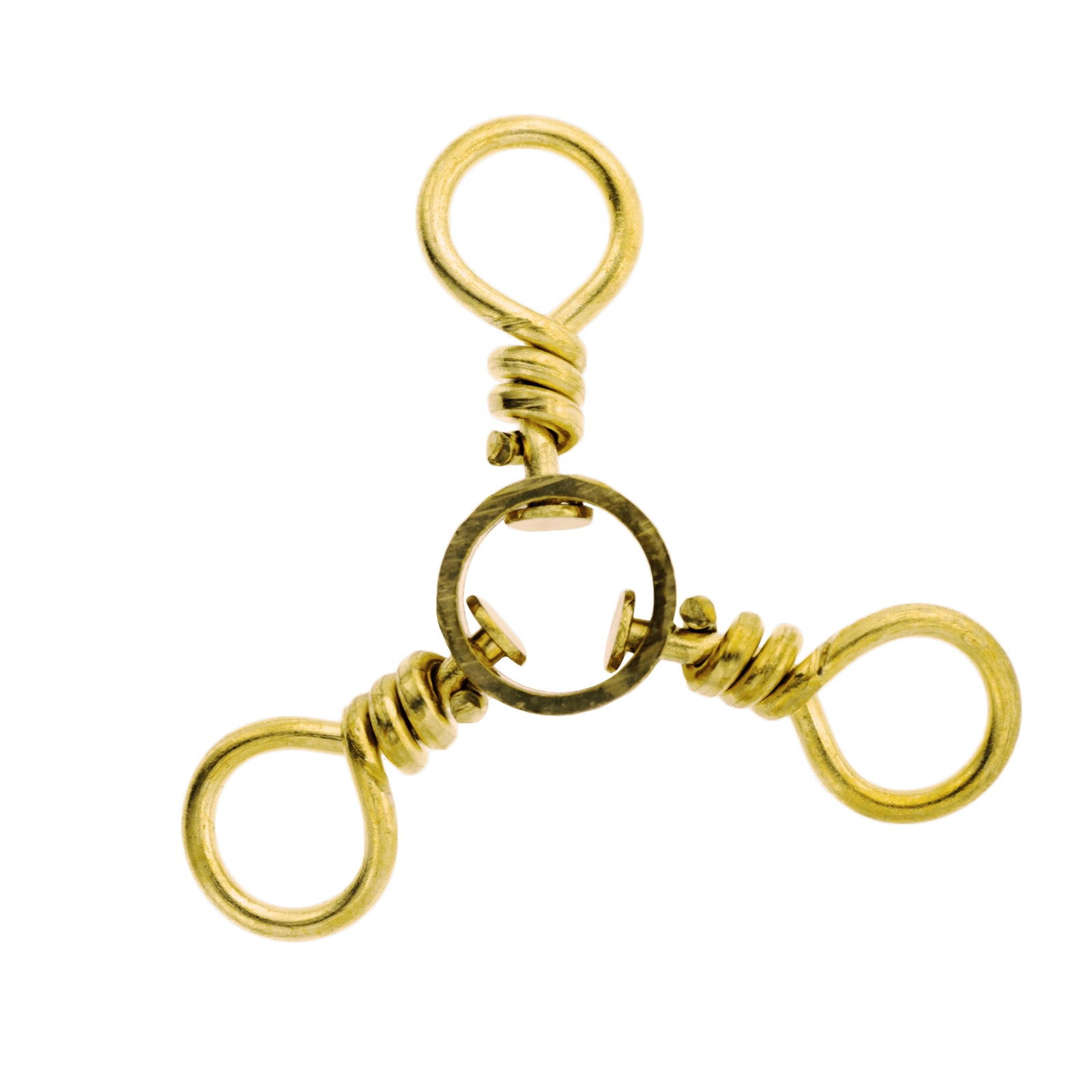 Eagle Claw 3 Way Swivel Brass