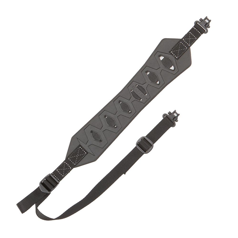 Bighorn Firearm Sling with Swivels, Rubber Pad - Black & Charcoal