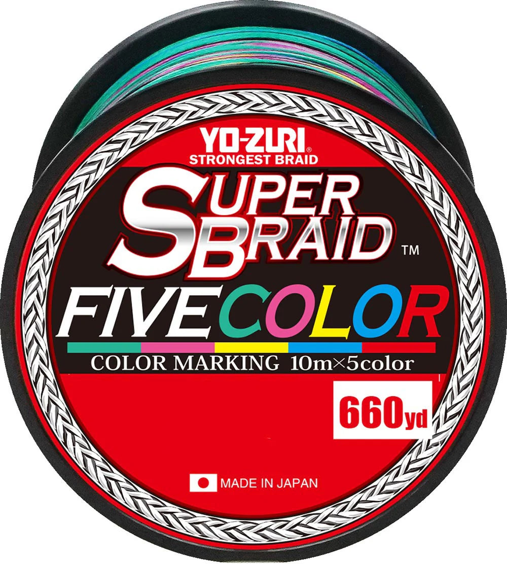 YO-ZURI Super Braid Five Color Fishing Line