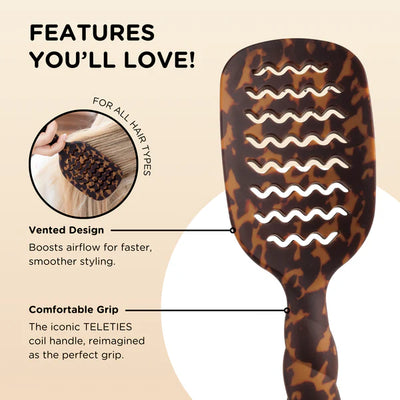 Teleties Vented Hairbrushes