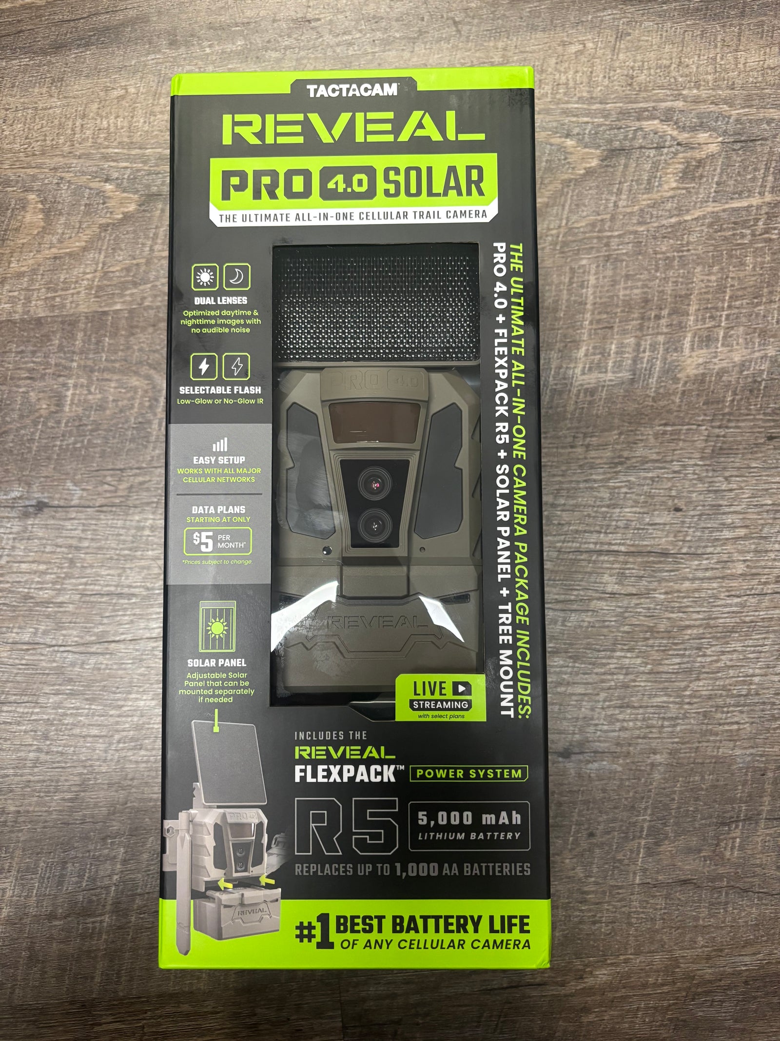 Tactacam Reveal Pro 4.0 Solar Trail