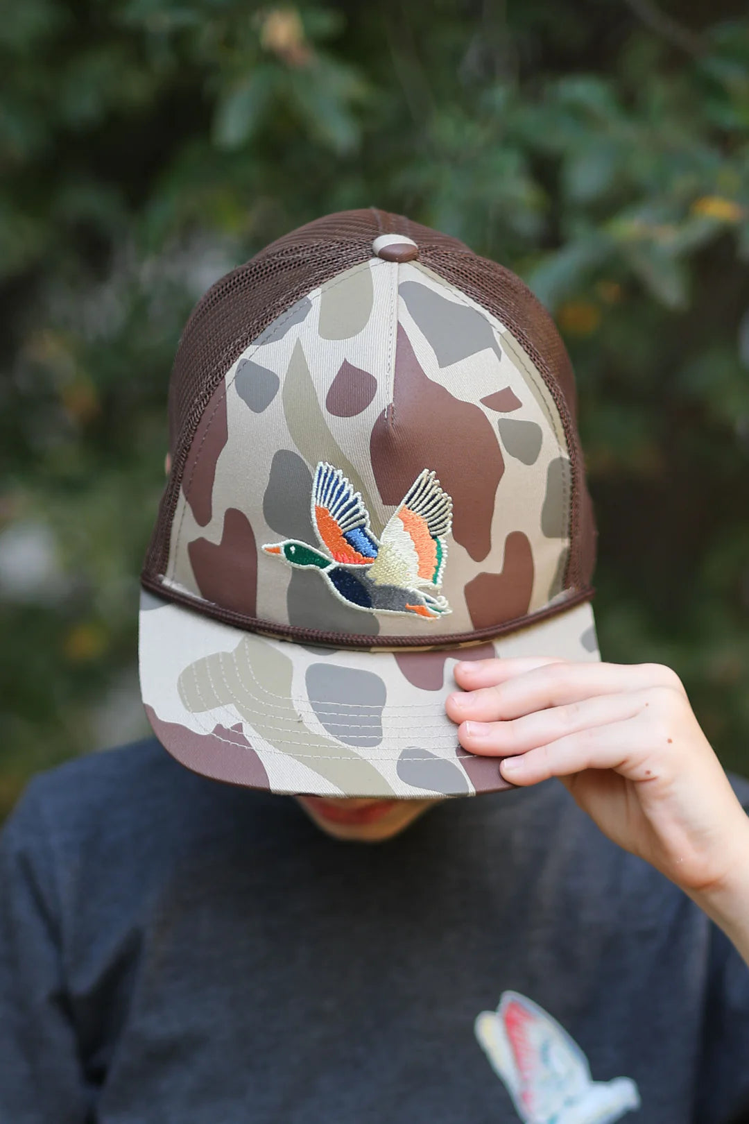 Burlebo Youth Cap - Retro Camo Duck