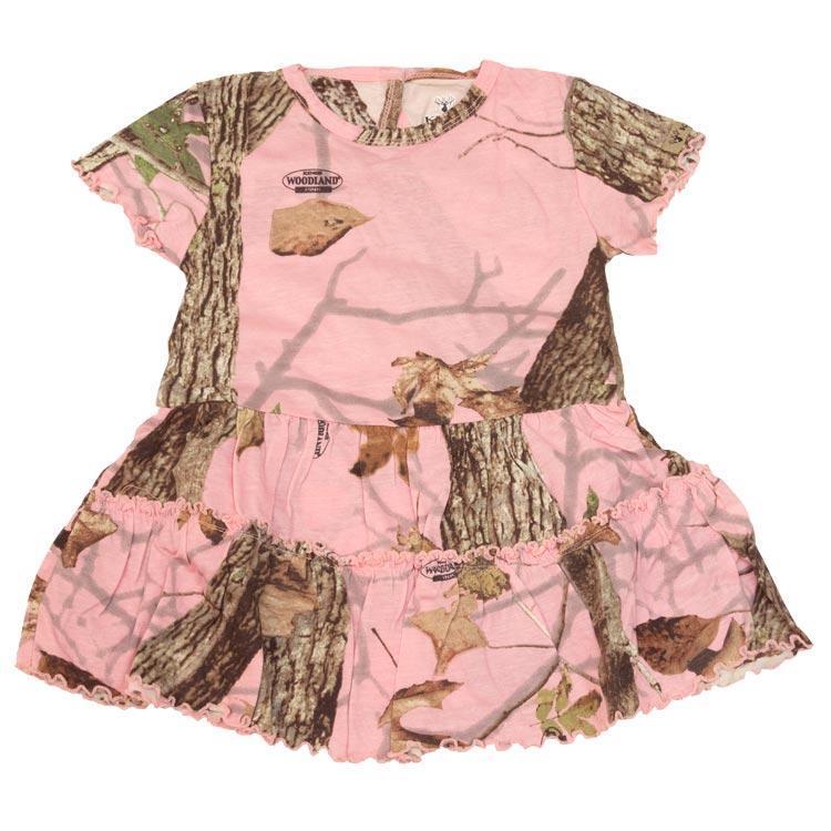 Infant Toddler Dress Woodland Pink