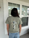 Phantom Old School Camo Cross/Verse (Psalm 42:1) Sandstone T-Shirt