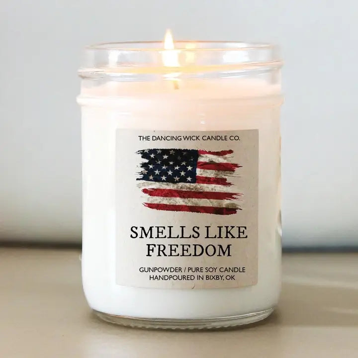Smells Like Freedom 4th of July 8oz Candle