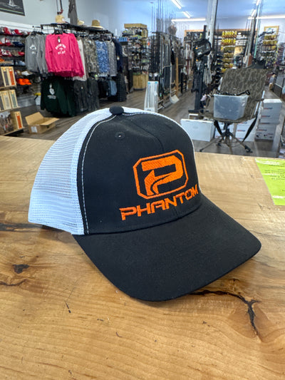 Phantom Richardson White Mesh Structured Trucker Hats