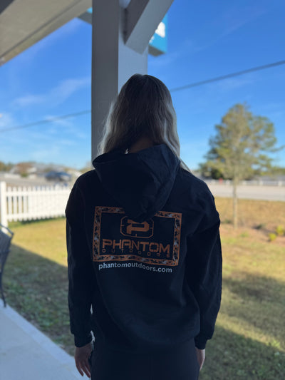 Phantom Outdoors Black & Orange Hunting Hoodie