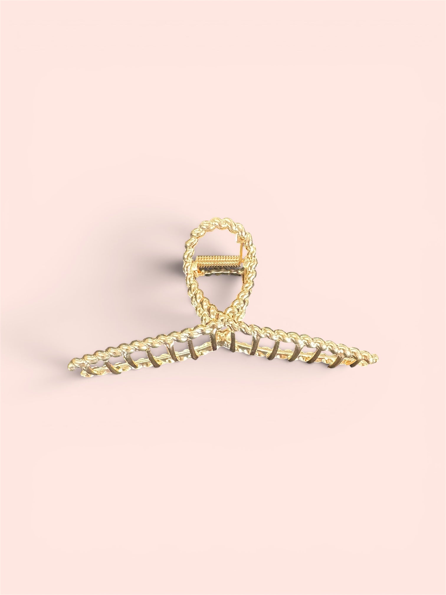 Alloy Large Gold Hair Clips