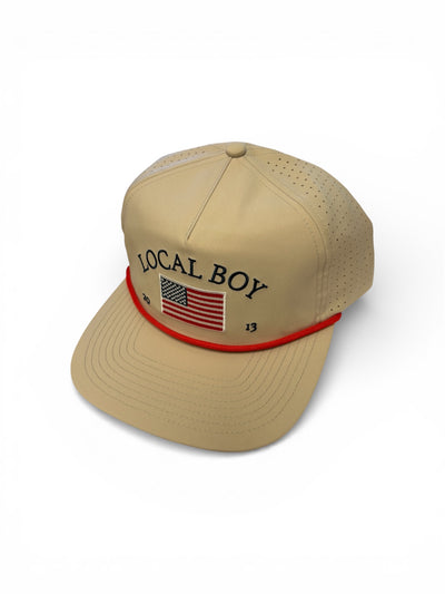 Local Boy Good Ole 'Merica Performance Low Profile Rope Hats