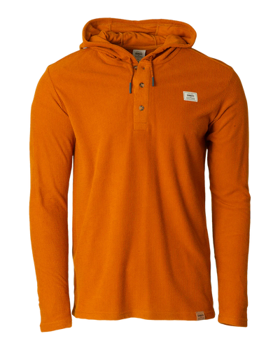 Banded Mason Hooded Henley Shirt