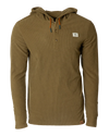 Banded Mason Hooded Henley Shirt