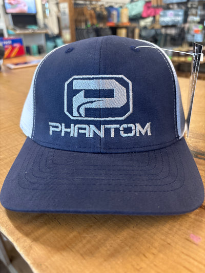 Phantom Richardson White Mesh Structured Trucker Hats