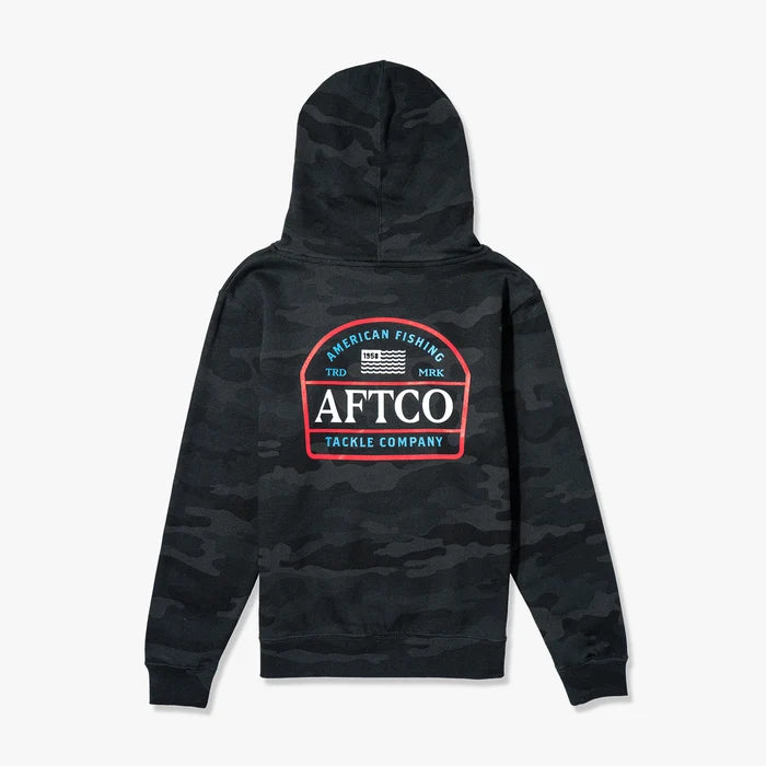 AFTCO Youth Vintage Badge Pullover Hoodie