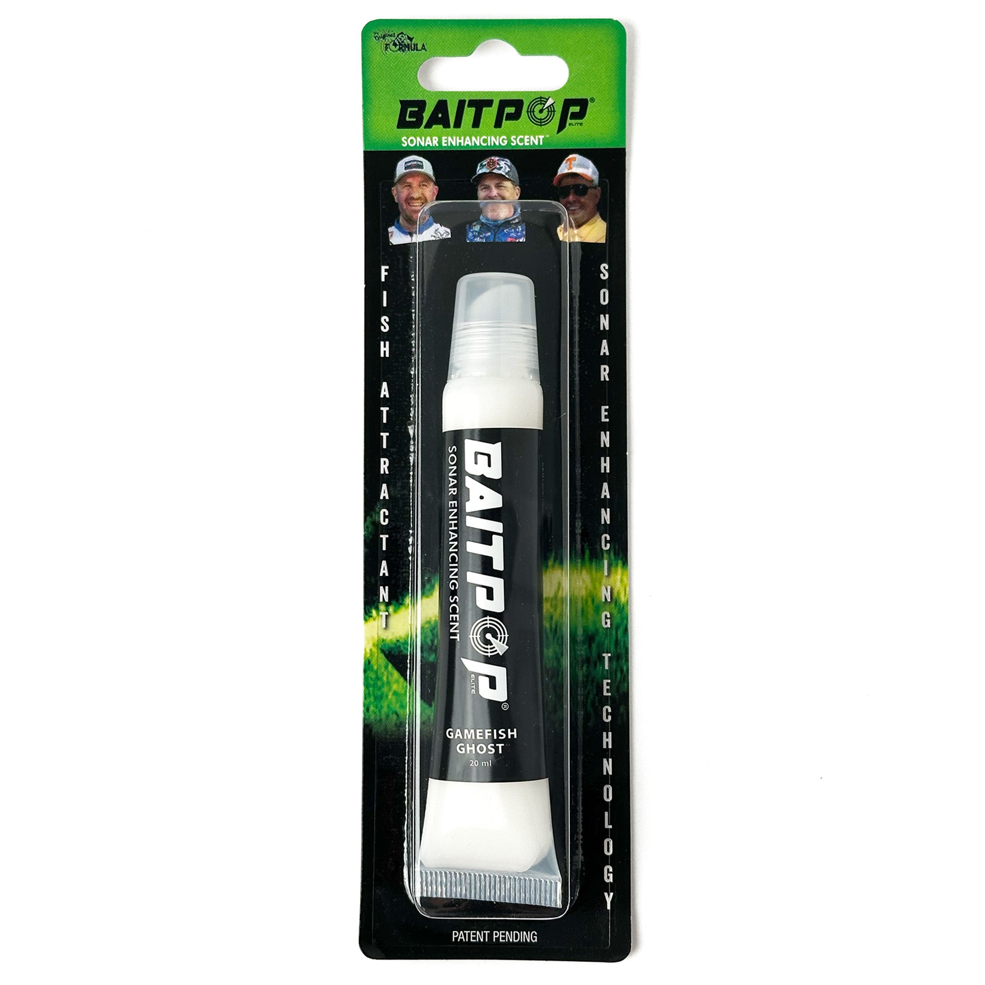 BaitPop Elite Gamefish Ghost - 20 ml Clear, Blister