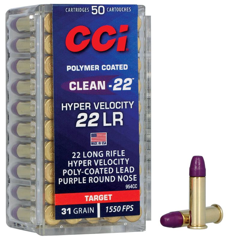 CCI Clean-22 Hyper Velocity Ammunition
