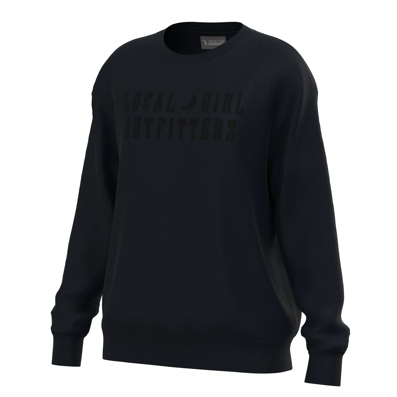 Local Girl Moon Cotton Crewnecks