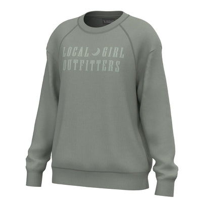 Local Girl Moon Cotton Crewnecks