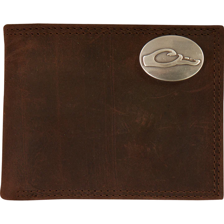 Drake's Leather Bi-Fold Wallet