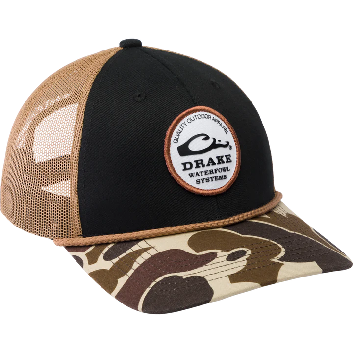 Drake Circle Badge Back Rope Cap