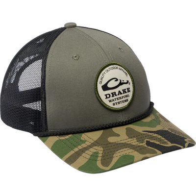 Drake Circle Badge Back Rope Cap