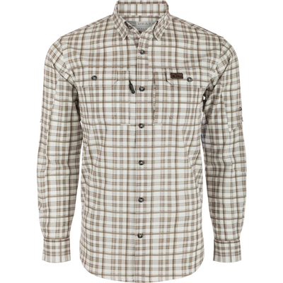 Drake's Hunter Creek Window Pane LS Plaid Shirts