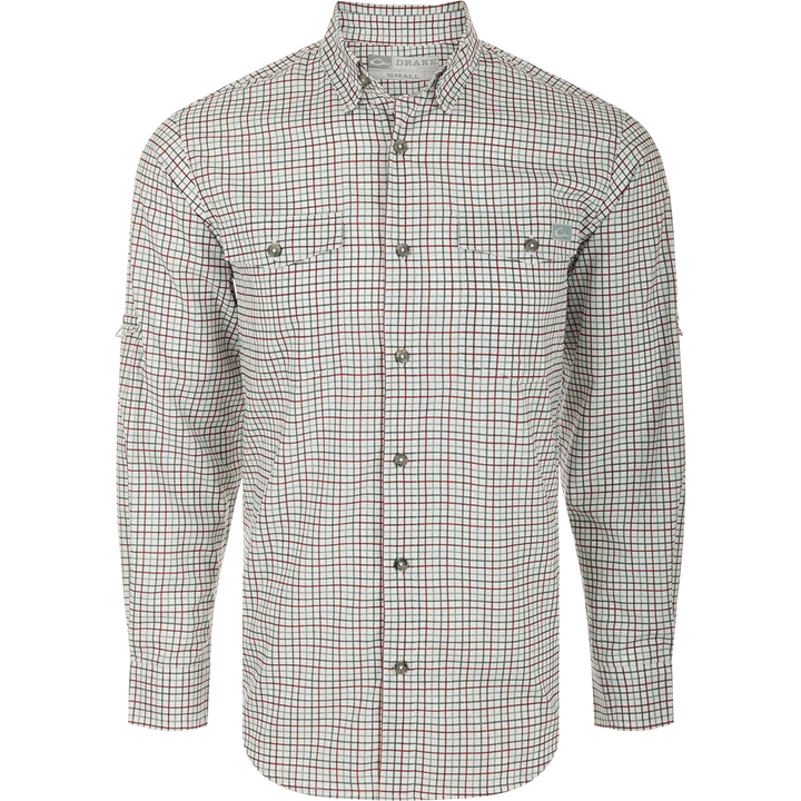 Drake Frat Tattersall Button-Down Long Sleeve Shirts