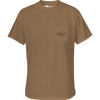 Drake Retro Ringneck T-Shirt (Golden Pecan Heather)