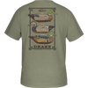 Drake Vintage Decoy Stack T-Shirt (Sage Light Heather)