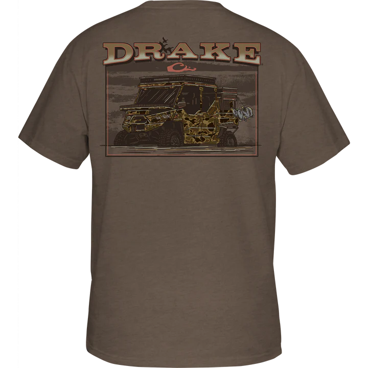 Drake Mud Cart T-Shirt (Walnut Dark Heather)