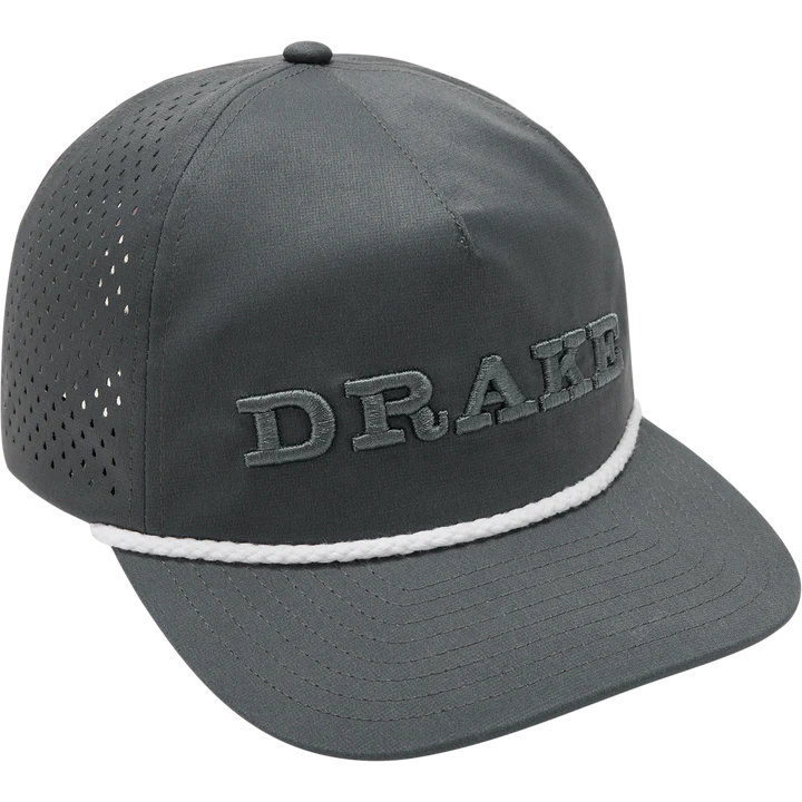Drake Perforated Flatbill Roper Caps - Castle Rock
